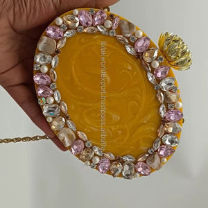 Bolso de mano de lujo para mujer, bolso de mano elegante de resina, bolso de noche para mujer, bolso de mano de resina de alta calidad - Product Image 1