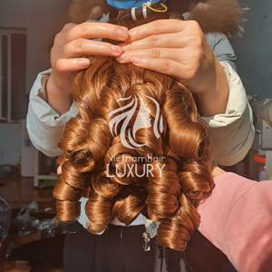 Cheveux Remy Super Double Dessiné Texture Rebondissante Cheveux Humains Vietnamiens Trame Unique Machine Prix de Gros - Product Image 1