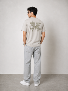 Camiseta Casual Premium de Algodón Tejido de 290 GSM, Gruesa, Transpirable, Antiarrugas, con Estampado Personalizado Delantero y Trasero - Product Image 4