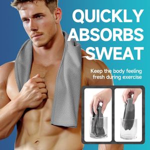 Superfibra morbido traspirante asciugamano sportivo 4 Pack raffreddamento del collo palestra Yoga Fitness esercizio Golf più attività all'aperto senza spedizioni - Product Image 4