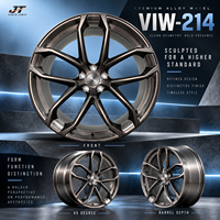 Jantes forgées brossées à cinq branches, 18-22 pouces, bronze brossé, 5x112 5x114.3 VIW-214 pour BMW Audi Mercedes-Benz