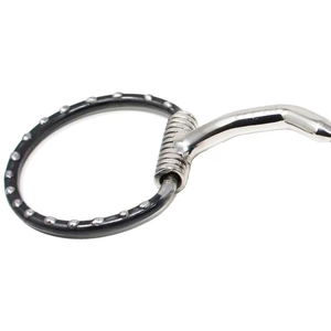 Mors de cheval en acier inoxydable avec joint à rouleaux en cuivre, mors de bridon équestre, mors de cheval avec cuivre - Product Image 2
