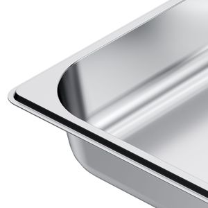 Set di 4 Vaschette per Buffet in Acciaio Inox, Profondità 2,5 Pollici, Riutilizzabili e Antiruggine, per Hotel e Ristoranti - Product Image 2