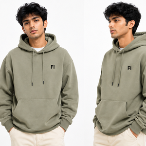 Sweat-shirts à capuche en molleton de coton de haute qualité pour hommes, coupe oversize, à manches longues, avec poche, style streetwear décontracté, vente en gros USA - Product Image 6