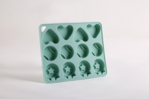 OEM Heart Shape <b>Silicone</b> Cake Mold 12-Cavity <b>Baking</b> Tray for Chocolate Jelly Soap & Cupcakes Food Grade Non-Stick - Product Image 4