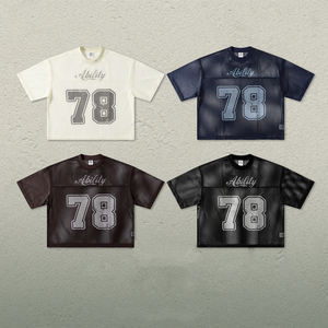 Camiseta Deportiva Corta de Fútbol Estilo Vintage con Malla 78 – Camiseta Oversize Transpirable de Streetwear para Hombre y Mujer - Product Image 1