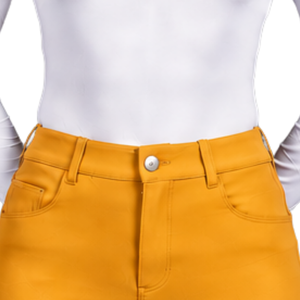 <b>Orange</b> Women Equestrian Breeches High Waist Compression Riding <b>Leggings</b> Silicone Grip Full Seat Horse Riding Pants Sports - Product Image 4