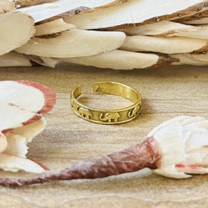 Latest Adjustable Elephant Animal Ring Boho Brass Rings For Women 18k Gold Plated Tribal Band Ring for Jewelry Wholesale/OEM/ODM - Product Image 1