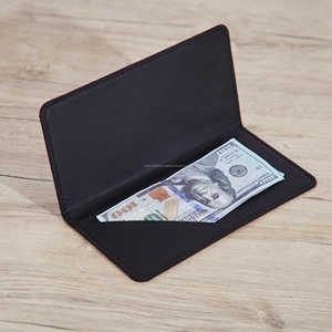 Cartera de Cuero Genuino de Lujo, Portátil, para Efectivo, con Logotipo Personalizado, Sistema de Organización de Presupuesto Delgado, LCE-0060 - Product Image 6