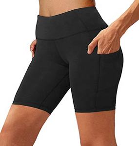 Short de motard de haute qualité, poches latérales, levage des fesses, ceinture, entraînement, Yoga, Fitness, froncé, levage des fesses, short, vente en gros, - Product Image 1