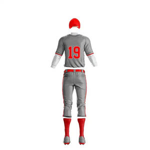 Uniforme de Béisbol Personalizado de Primera Calidad 100% Poliéster para Hombre en Venta, Nuevo Diseño de Uniforme de Béisbol para Hombre - Product Image 4