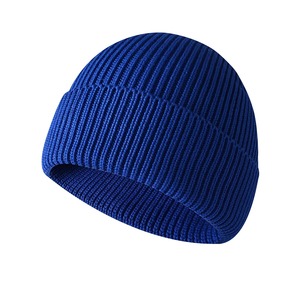 Gorro de Punto Acrílico Unisex Personalizado, Gorro de Invierno Cálido con Borde, Gorra de Calavera Suave y Elástica con Logotipo Bordado, Ropa Deportiva Informal para Exteriores - Product Image 4