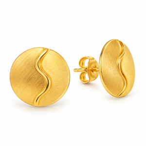 CASA DE PLATA Boucles d'oreilles fines en argent sterling 925 faites à la main par un designer, plaquées or rose, certifiées par une tierce partie pour mariage - Product Image 1