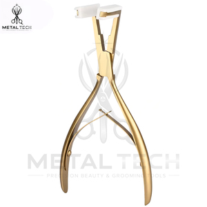 Professional Hair Extension Tape Press <b>Pliers</b> Set, <b>Multi</b> Color Options, White Silicone Cushion Jaws, Tape Bonding <b>Tools</b> - Product Image 3