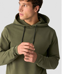 2025 hommes vert Olive pull à capuche doux coton polaire sweat à capuche pour décontracté hiver Streetwear utilisation - Product Image 4