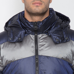 Blouson d'hiver matelassé pour homme avec fermeture éclair, nouvelle collection, en coton, grandes tailles, service OEM, doudoune gonflée - Product Image 6