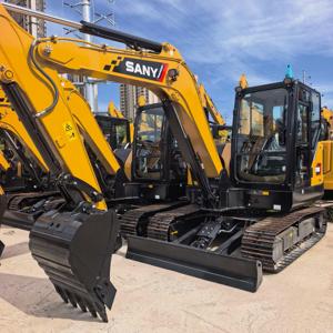 Mini-excavatrice hydraulique diesel SANY SY60C d'occasion, très demandée, en excellent état de fonctionnement, prix compétitif - Product Image 1