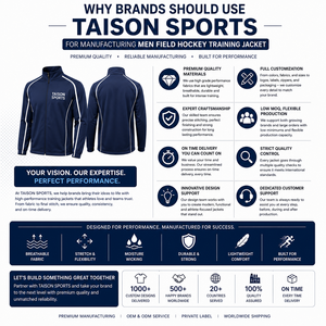 Mens Field Hockey Training Jacket Premium 280 GSM Polyester Navy Orange White Panel Design Full <b>Zip</b> Custom Logo Sportswear - Product Image 5
