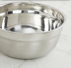 Commercial Grade Polished Stainless Steel <b>Bowls</b> <b>Microwave</b> Safe Colored Glaze for Restaurant Kitchen Hotel Catering Bulk Food - Product Image 2