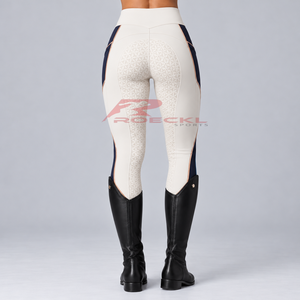Pantalones de equitación para mujer, hechos con materiales transpirables, con movimiento flexible y comodidad confiable para interiores. - Product Image 3