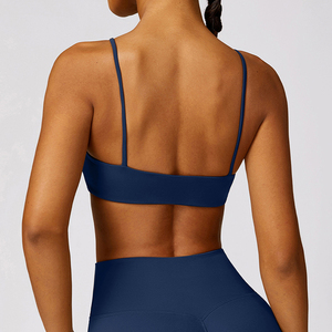 Soutien-gorge de sport personnalisé pour femmes, haute performance, antichoc, respirant, sans couture, style halter, pour le fitness et le sport - Product Image 2