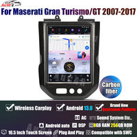 Autoradio stéréo GPS Android 13 10,5'' AuCar pour Maserati Gran Turismo/GT 2007-2017 Lecteur multimédia automobile Stéréo auto