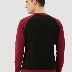 Sudadera de Alta Calidad Unisex, Sudadera Personalizada de Manga Larga, Sudadera de Punto Jacquard para Hombre, Suéter Negro Regular para Hombre - Product Image 4