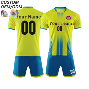 Maillot de football unisexe imprimé, respirant, séchage rapide, kit d'équipe, support OEM ODM pour la vente en gros de fournitures de football - Product Image 5