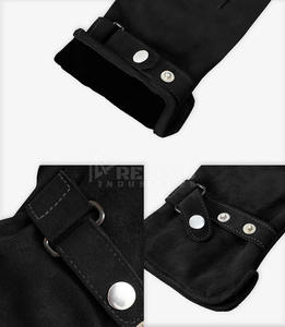 Gants de moto vintage en cuir de chèvre véritable, respirants et perforés pour l'été, compatibles écran tactile, vente en gros personnalisée - Product Image 5