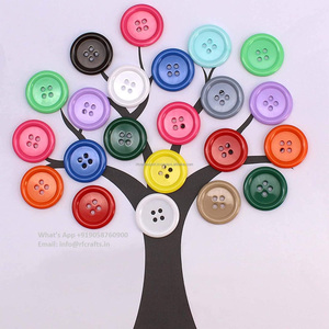 Lujo 2024 Venta caliente 4 agujeros resina botón trabajo costura ropa camisa botones al por mayor - Product Image 3