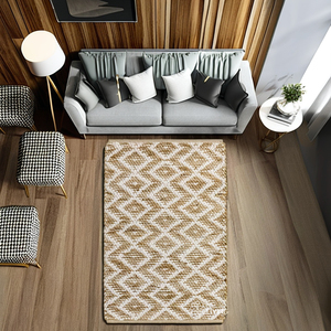 Alfombras de yute Premium Alfombra de fibra natural hecha a mano para decoración del hogar y estilo interior Diseño tejido duradero - Product Image 1