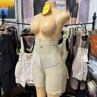 맞춤형 힙업 슬리밍 도매 여성용 하이웨이스트 복부 보정 팬츠 일체형 엉덩이 노출 쉐이프웨어