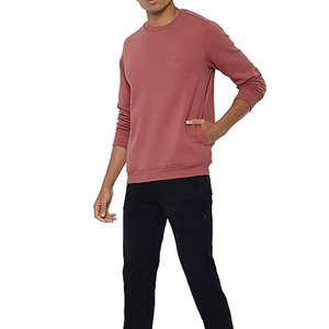 Sweat-shirt à col rond 50% coton pour adultes, 275 g/m², doublure polaire épaisse, impression personnalisée pour l'hiver, taille XS, fourniture ODM - Product Image 1