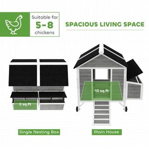 Pollaio Resistente, Gabbia per Animali per una Comoda Vita dei Polli - Product Image 5