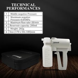 Manual Suction <b>Pump</b> Apparatus Vacuum Suction Device Acrylic Plastic Metal Medical Treatment Instrument - Product Image 6