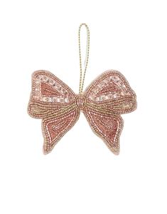 Magnifique porte-clés fait main en Inde, avec broderie de perles de couleur rouge et verte, pour filles. - Product Image 3