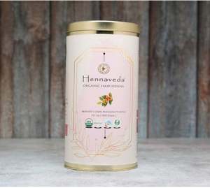 Hennaveda Polvo de Henna para el Cabello con Brocha, Guantes y Gorro de Ducha |   Sin colorantes artificiales, sin químicos, con origen geográfico - Product Image 4