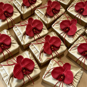 Customized Handle Ribbon Accessories Protective Foam Premium ANVIE AV-EG-WED Event Gift Wedding Favors Vietnam <b>Box</b> - Product Image 1