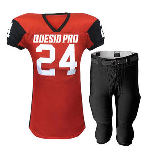 Ensemble de maillot et pantalon de football américain sublimé sur mesure, vêtements de sport, vêtements d'entraînement, uniforme de football américain - Product Image 1