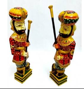 Diseño Art Deco de la Guardia Real de Rajastán para Diwali y Ocasiones de Jubilación - Product Image 1