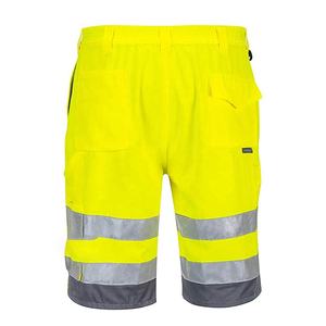 Pantalones cortos de trabajo de carga de secado rápido, transpirables y ligeros de verano para hombre, cintura media, elásticos, estambre de calle alta, servicio OEM sólido - Product Image 5