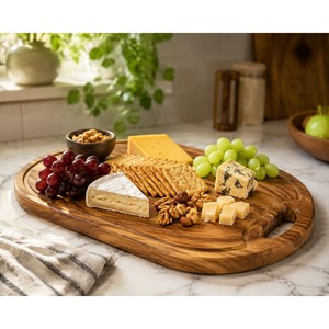 Planche à charcuterie en bois de manguier en gros |   Plateau de service artisanal Inde - Product Image 3