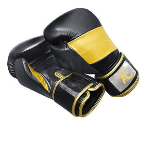 Guantes de boxeo de cuero genuino en venta en línea, guantes de boxeo transpirables personalizados de marca privada - Product Image 4