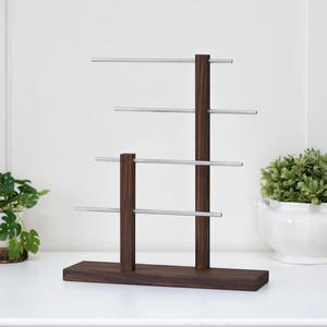 Elegante soporte de exhibición para pendientes con diseño de barra en T, soporte compacto que ahorra espacio, organizador estable de fácil acceso para joyería de uso diario - Product Image 5