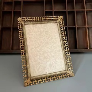 Creative Living Accent Metal Glass Photo <b>Frame</b> Modern <b>Picture</b> Display Home Decor - Product Image 4