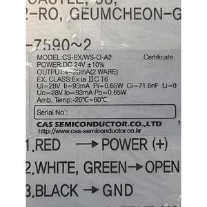 Celda de Carga a Prueba de Explosiones CAS CS-EXWS-O-A2(T6) - Equipos y Piezas de Semiconductores de Confianza de Marca Global - Product Image 5