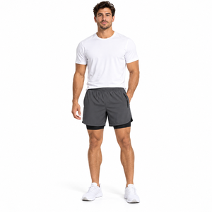 High Quality Men Fitness Running <b>Shorts</b> <b>Gym</b> Workout <b>Shorts</b> Stretch Fabric Quick Dry Sports <b>Shorts</b> Custom Bulk Order - Product Image 2