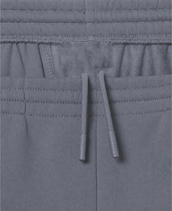 Pantalones Cortos Bermuda Ligeros para Hombre, Color Gris Sólido, Algodón, Cintura Media, Cierre Elástico, Estilo Casual con Bolsillos, Tejido Transpirable - Product Image 3