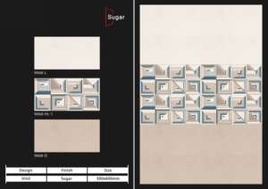 interior style pro 300x600mm ceramic wall <b>tiles</b> bathroom kitchen glossy matt sugar carving texture interior wall design lux - Product Image 4