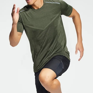 Men's Sportswear Quick Dry Short Sleeve Sports Running Shorts Suit Gym Wear Basketball Squash Soccer Tracksuit <b>Sets</b> - Product Image 3